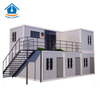 Prefabricated modern luxury flat pack container house 