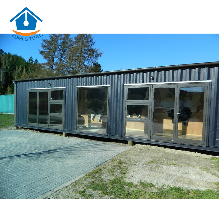 Metal Steel Frame Prefab Container House for Living/Office Building