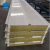 100mm 4 Ribs Fireproof Rockwool Sandwich Roofing Panel with PU Edge 