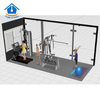 Flat Packed Container House for Gym/Gymnasium/Fitness Center