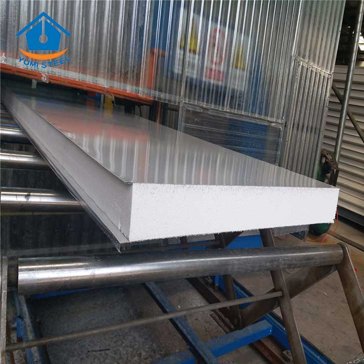 150mm Expanded Polystyrene Sandwich Wall Panels for Steel Sheds