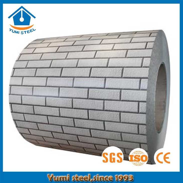 Cold Rolled Brick Grain Color Pre-painted Alu-zinc Steel Coils